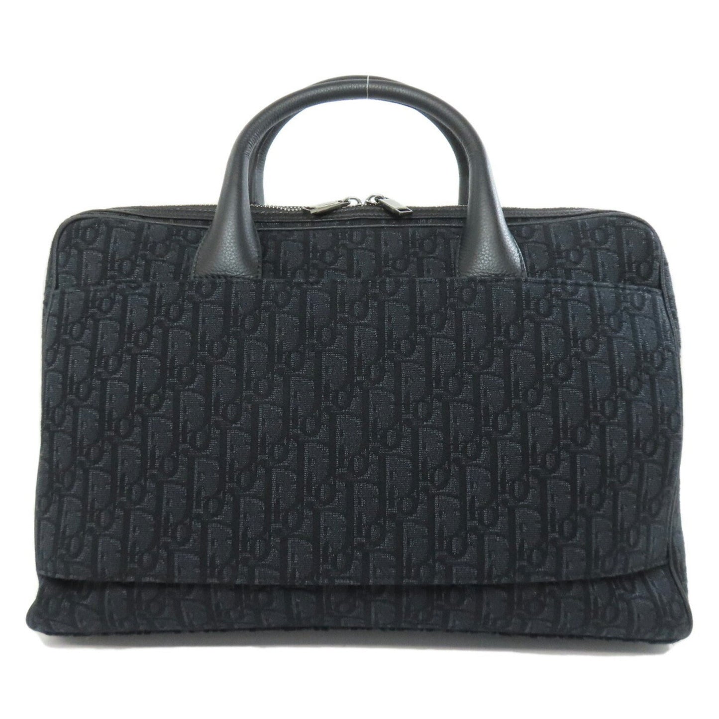 Christian Dior Black Canvas Briefcase ()