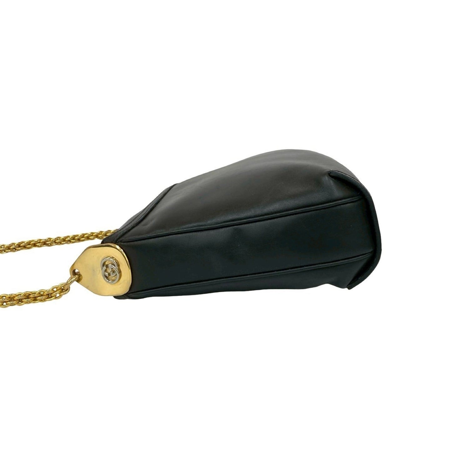 Gucci Black Leather Shoulder Bag ( )