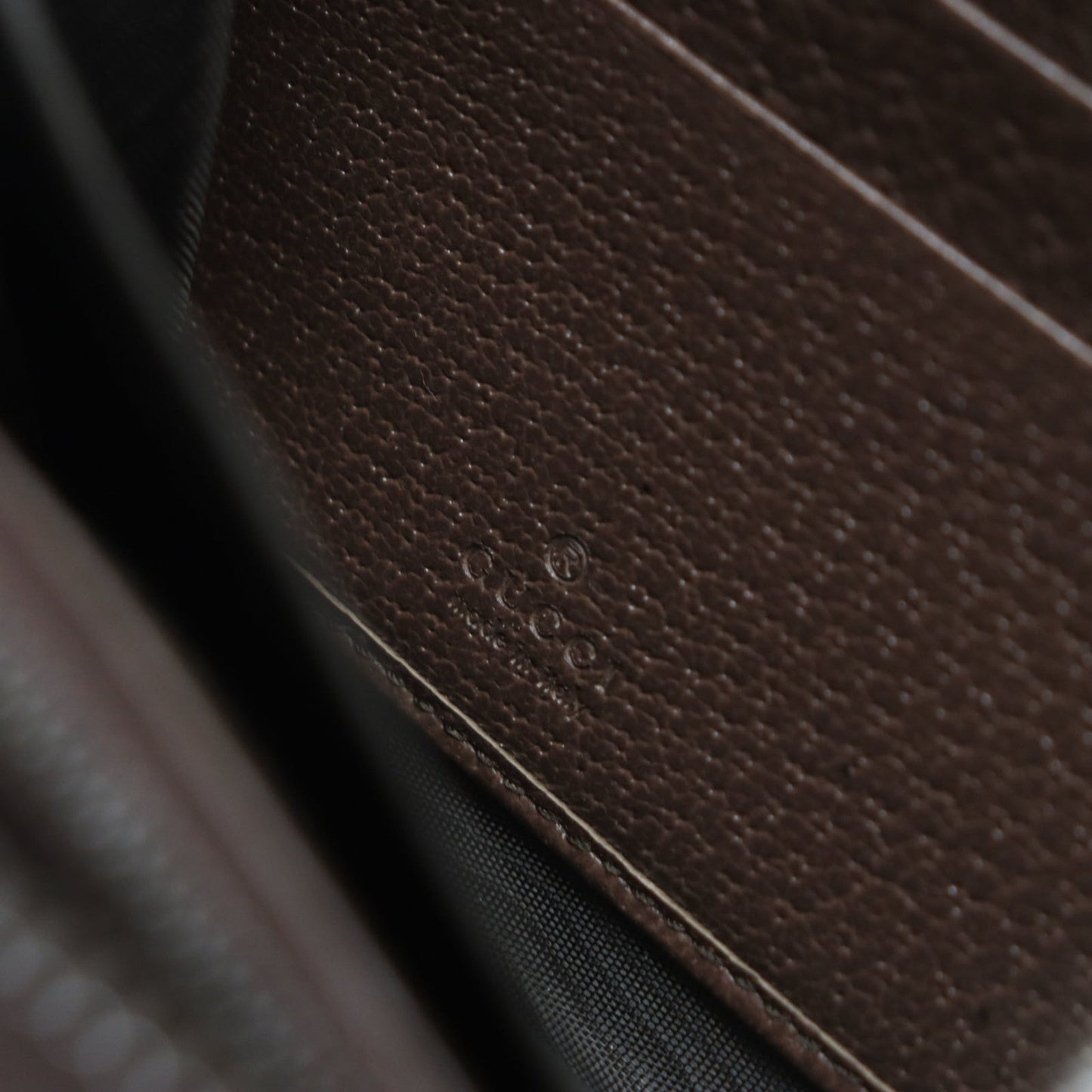 Gucci Bamboo Beige Brown Bamboo Gg Canvas Long Wallet (Bi-Fold) ( )