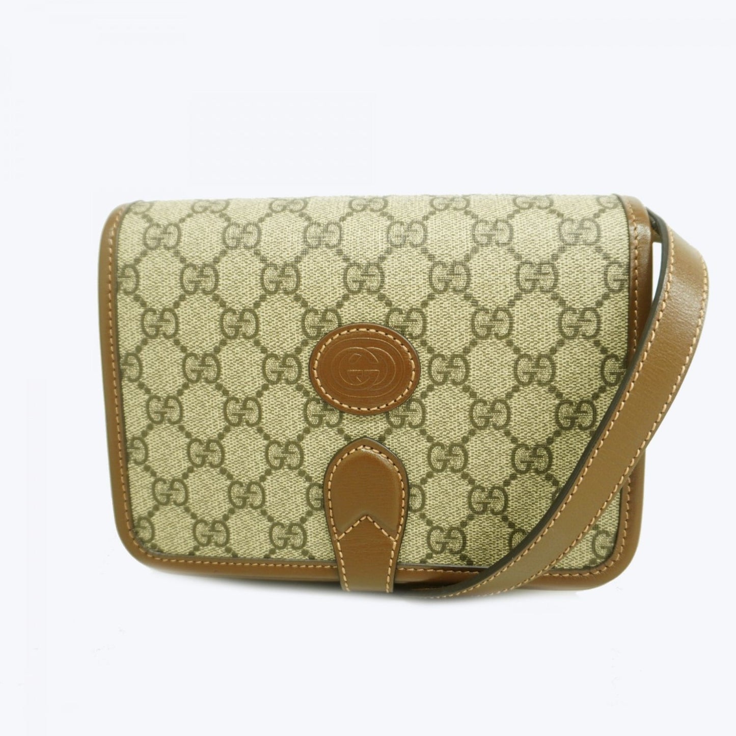 Gucci Brown Pvc Shoulder Bag ( )