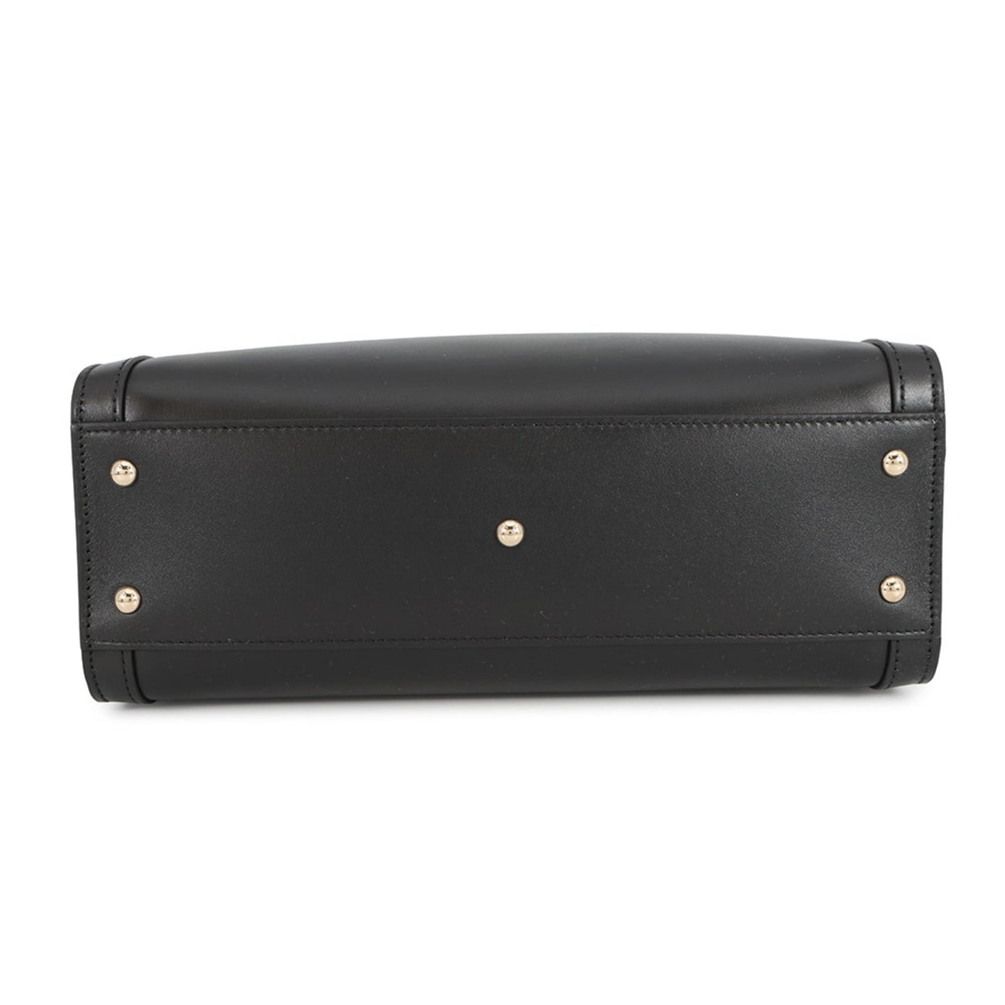 Gucci Black Leather Handbag Shoulder Bag Tote Bag ( )
