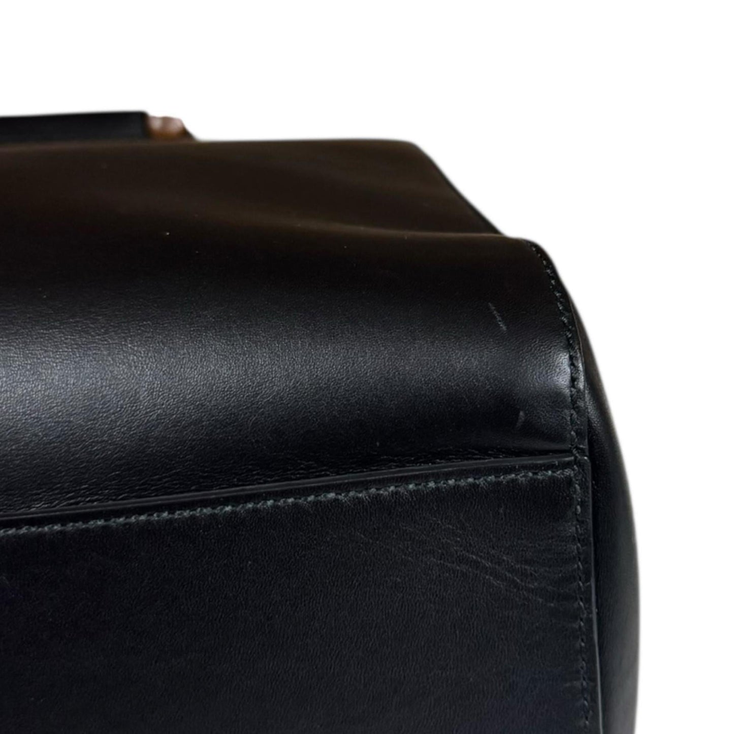 Gucci Black Bamboo Shoulder Bag ( )