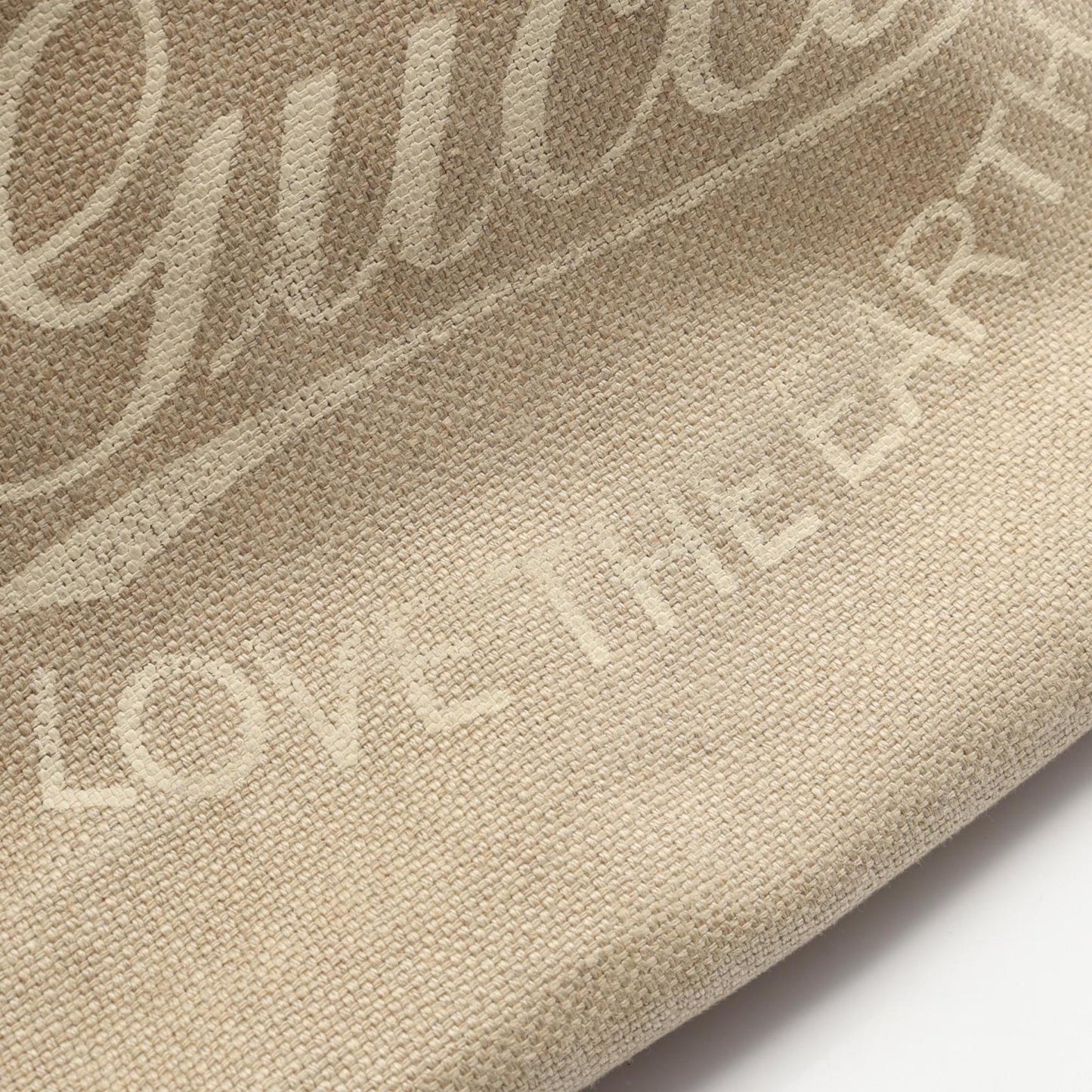 Gucci Beige Canvas Leather Tote Bag ( )
