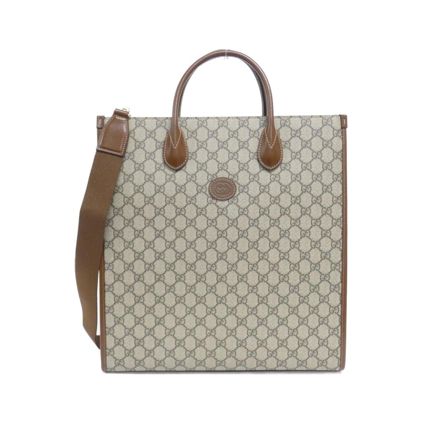 Gucci Beige Brown Gg Supreme Handbag ( )