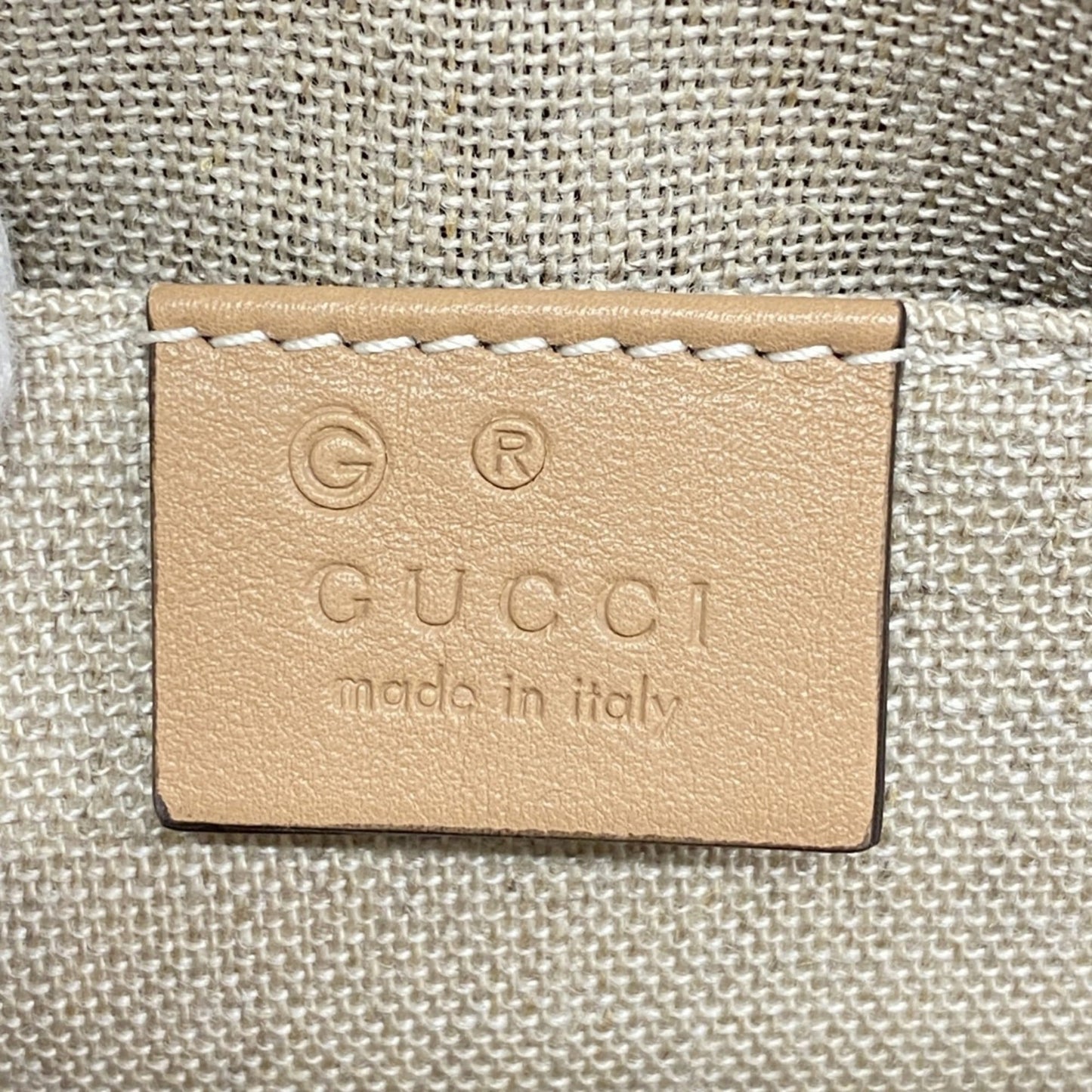 Gucci Beige Leather Handbag ( )