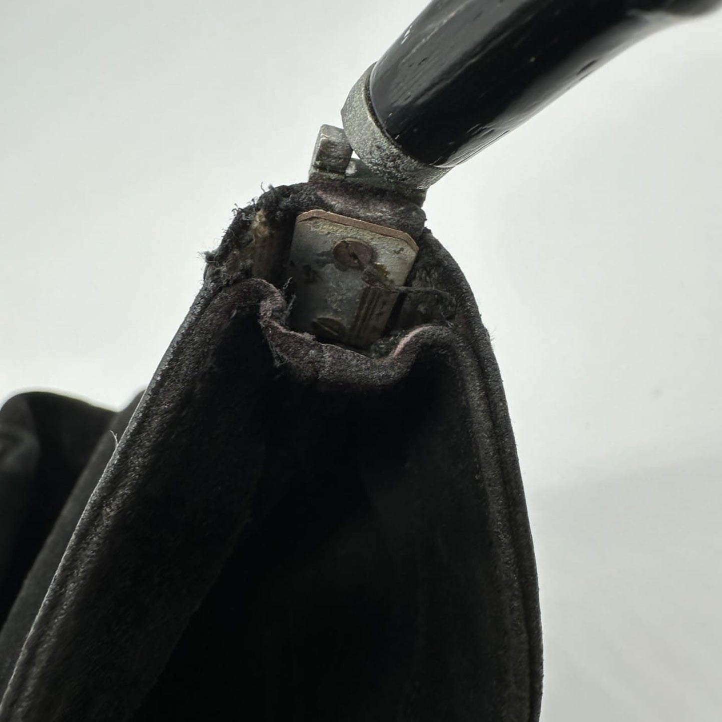 Gucci Black Suede Shoulder Bag ( )