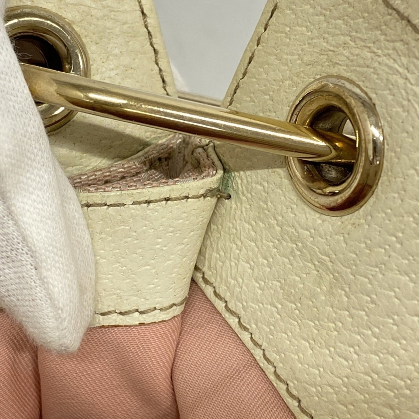 Gucci Pink Canvas Shoulder Bag ( )