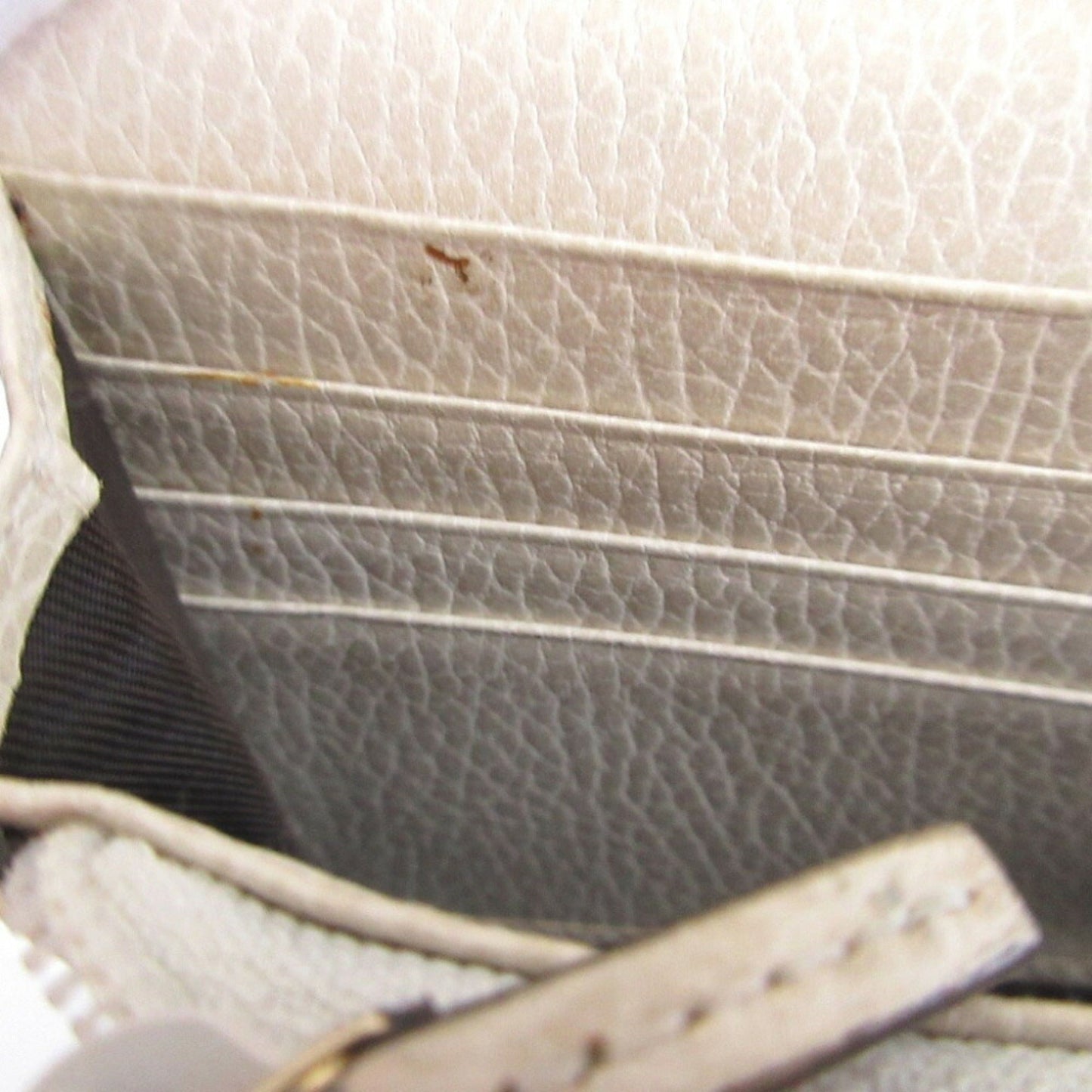 Gucci Beige Ivory Gg Canvas Leather Long Wallet (Bi-Fold) ( )