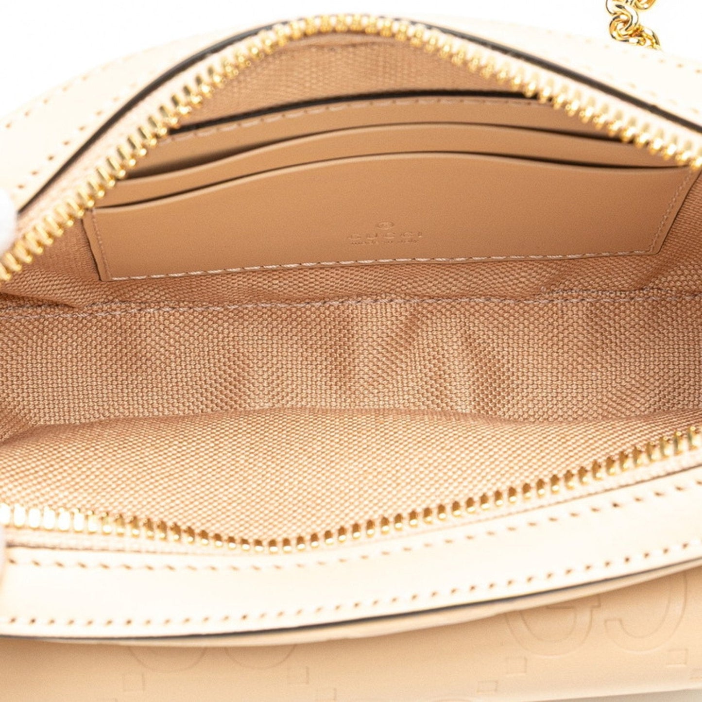 Gucci Beige Leather Shoulder Bag ( )
