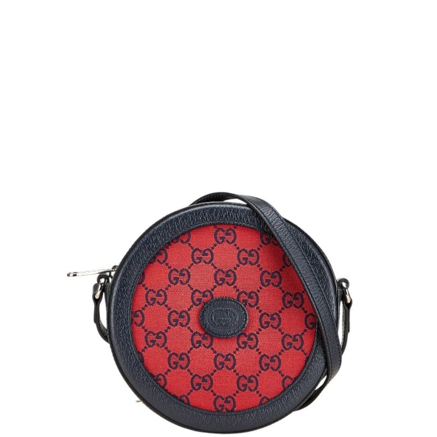 Gucci Gg Canvas Black Red Color Gg Canvas Shoulder Bag ( )