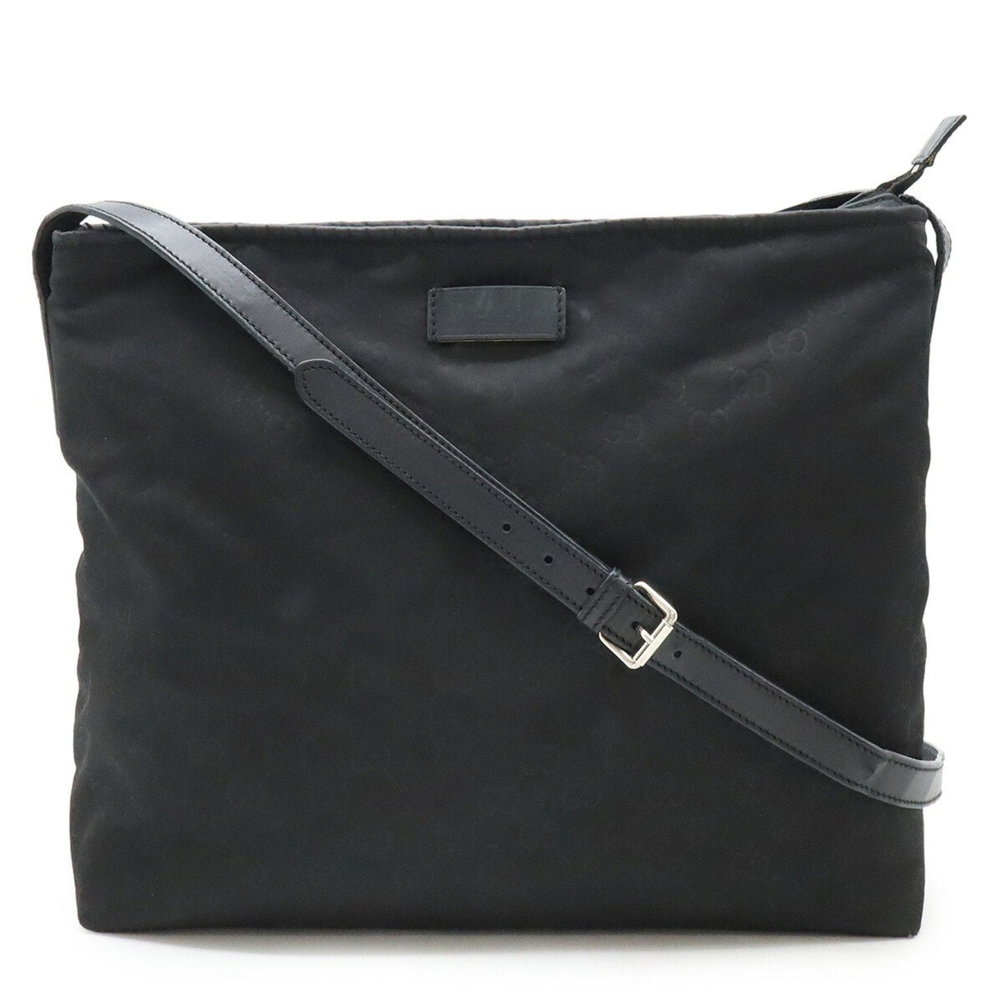 Gucci Black Nylon Leather Shoulder Bag ( )