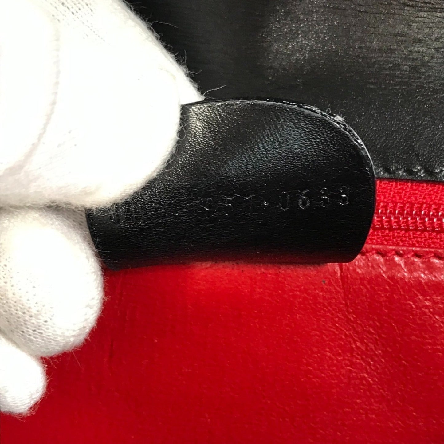 Gucci Black Leather Bamboo Handbag ( )