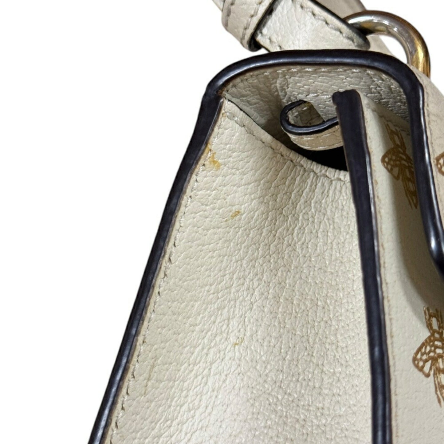 Gucci White Leather Shoulder Bag ( )