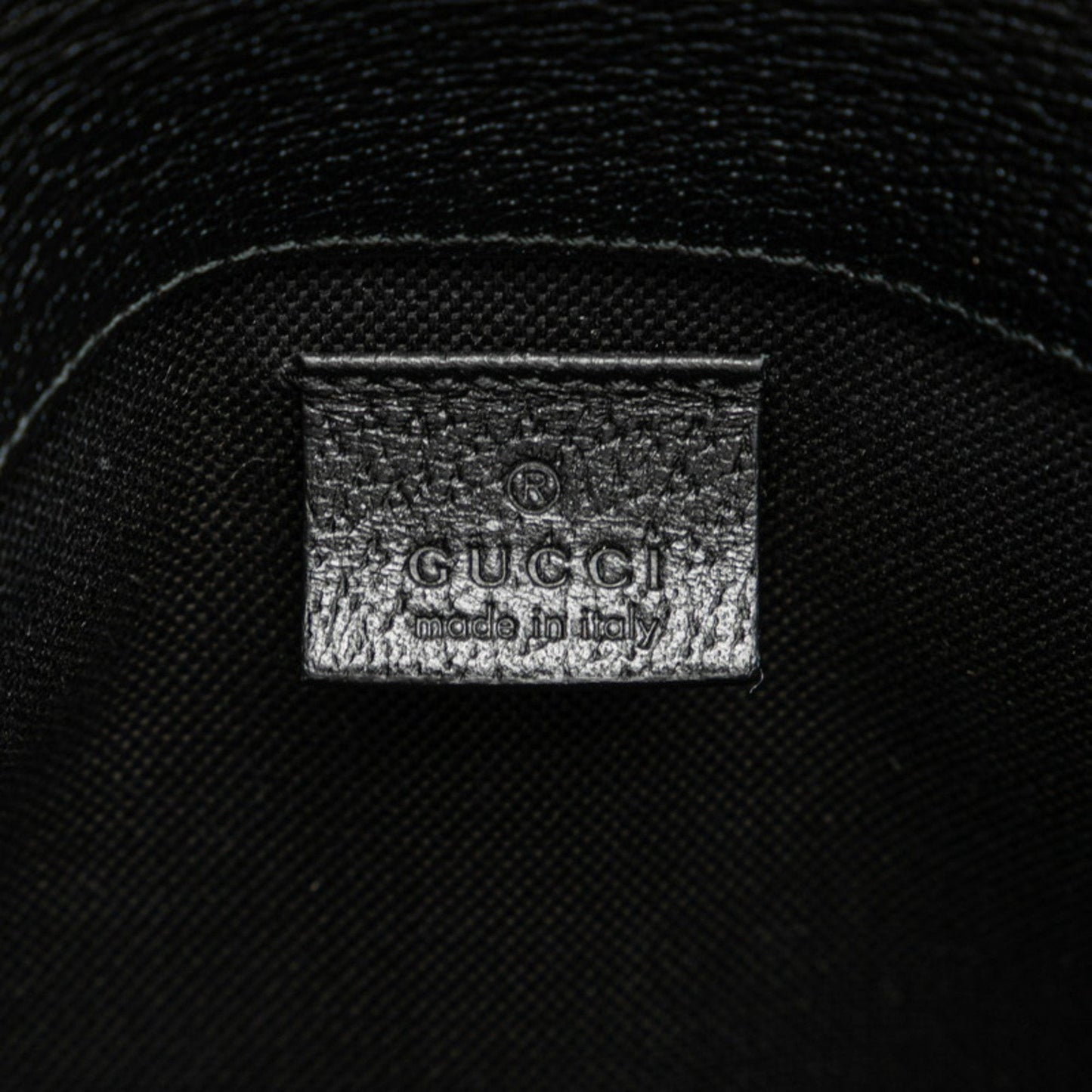 Gucci Black Multi-Color Pvc Leather Fanny Pack ( )