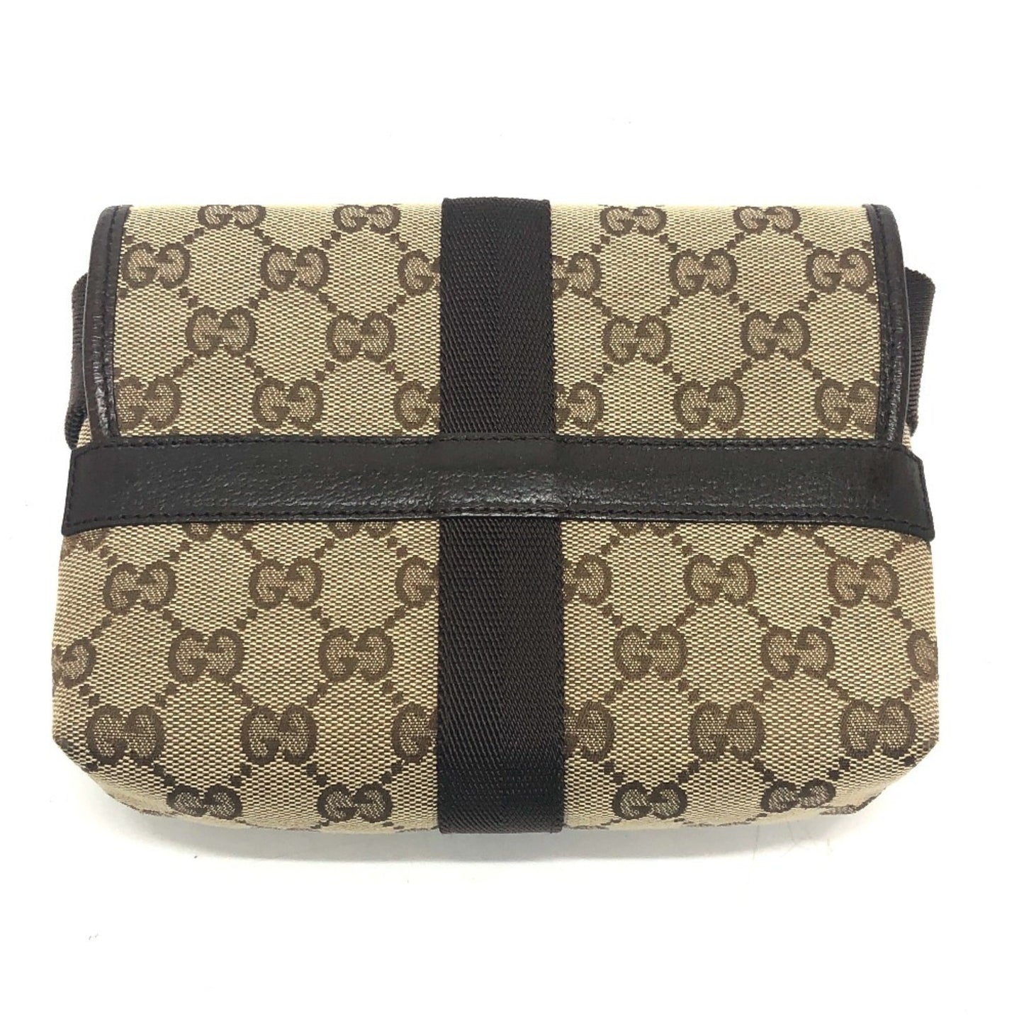 Gucci Beige Brown Gg Canvas Fanny Pack ( )