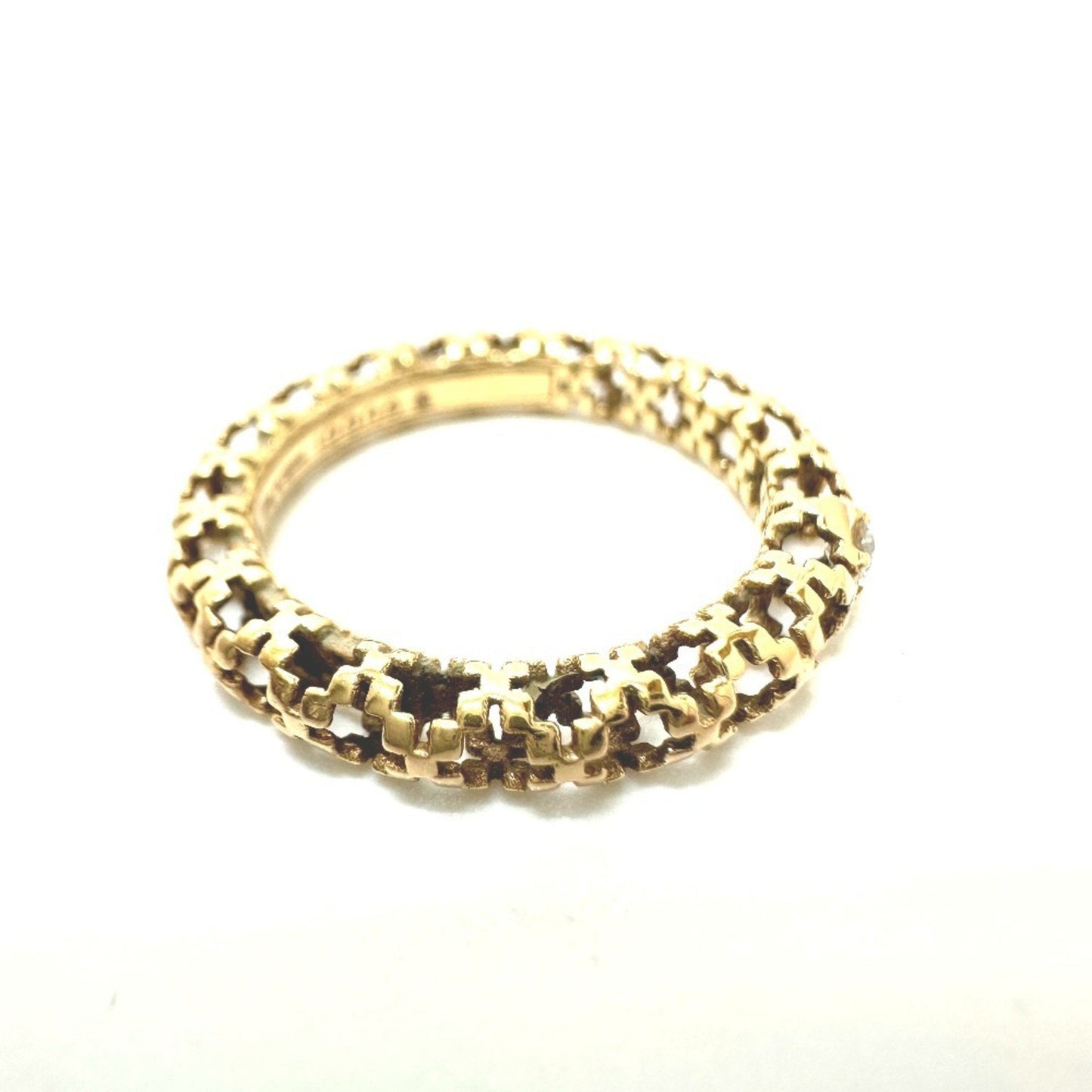 Gucci Gold Pink Gold (18K) Band Ring ( )