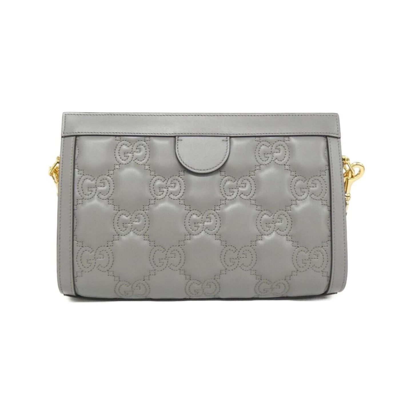 Gucci Gray Leather Shoulder Bag ( )