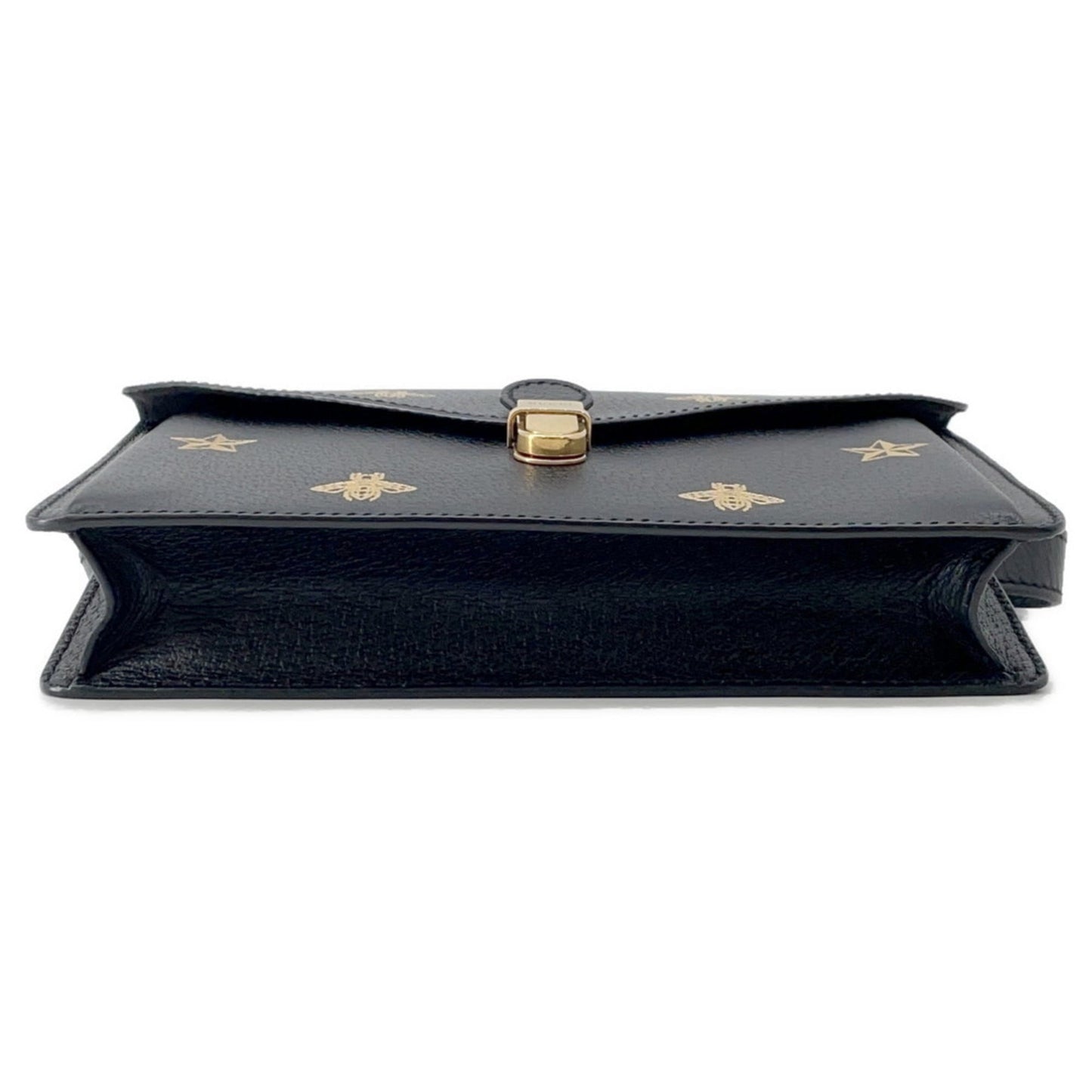 Gucci Black Leather Fanny Pack Sling Bag ( )