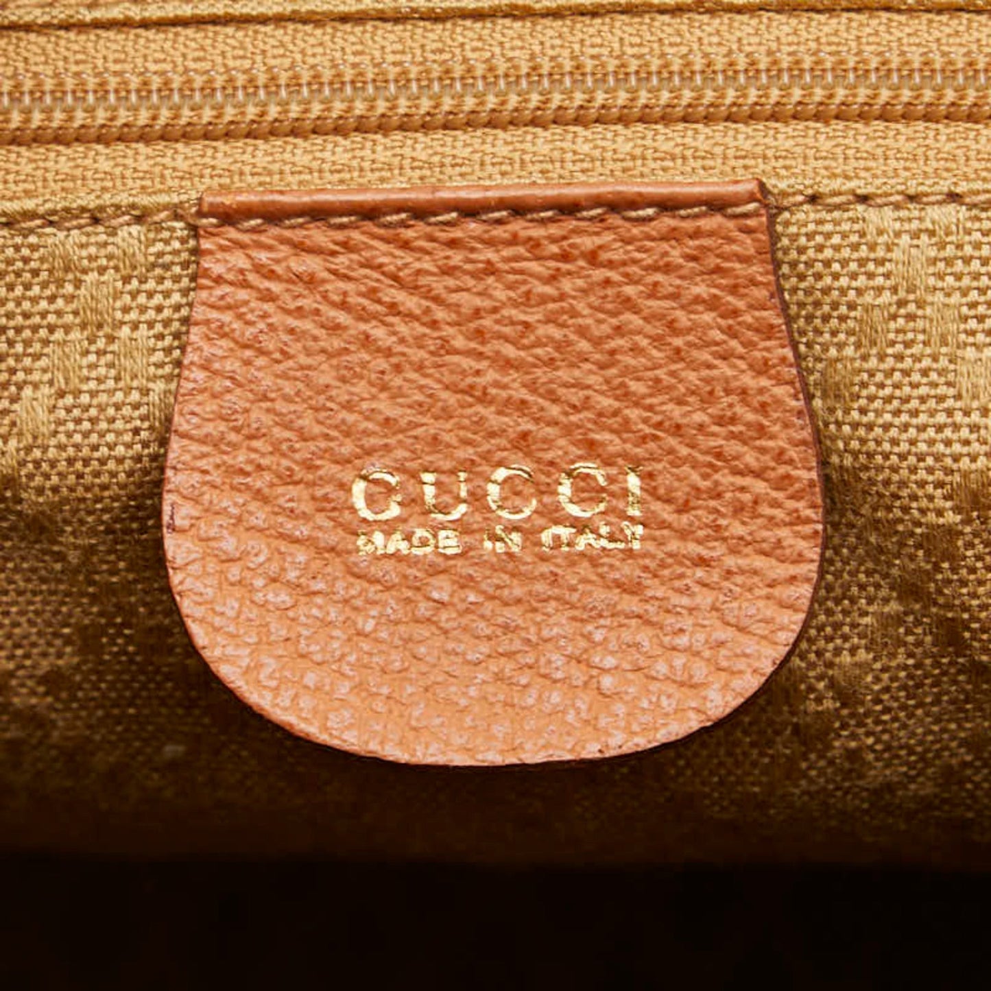 Gucci Brown Leather Suede Backpack ( )