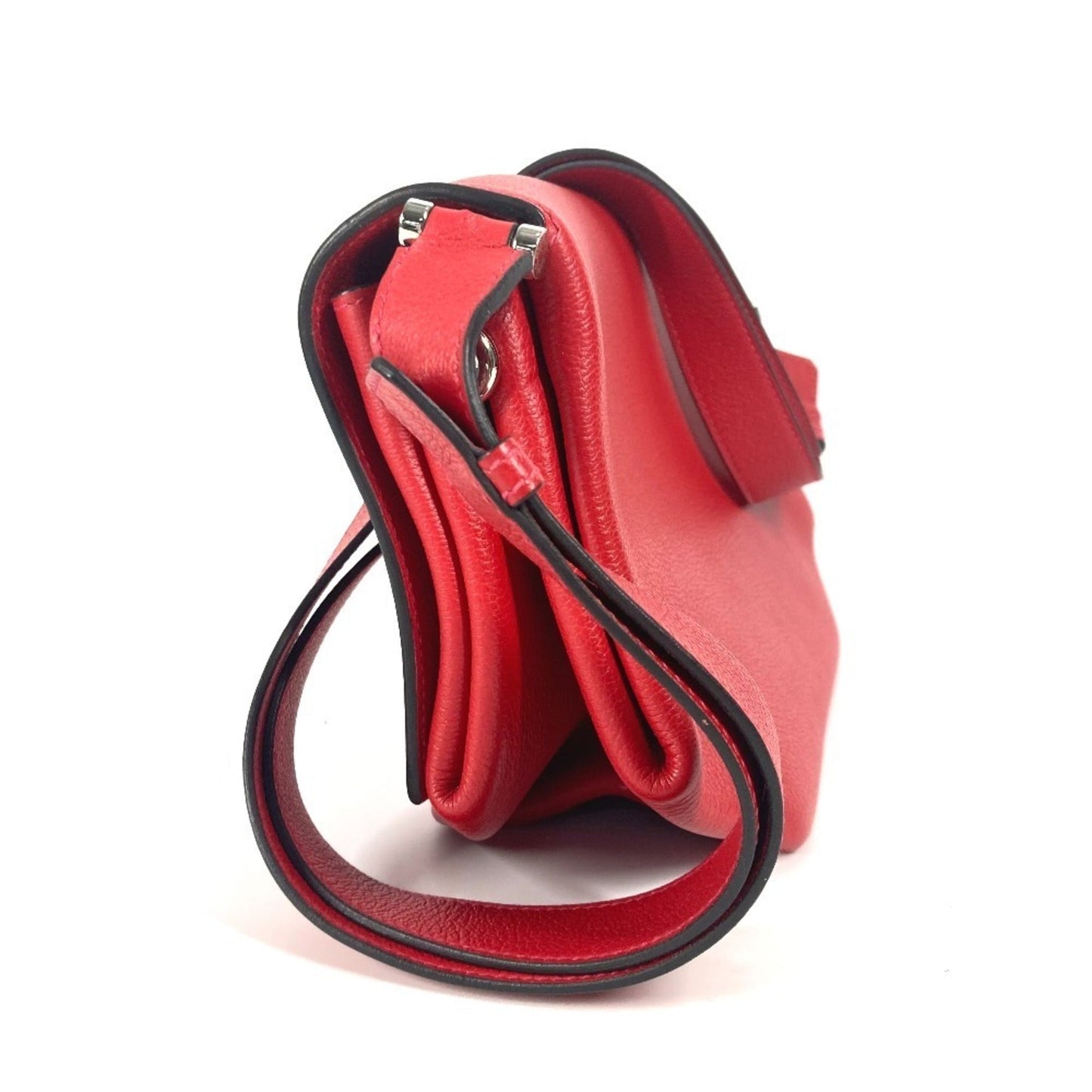 Hermes Pink Red Color Pochette Shoulder Bag ( )
