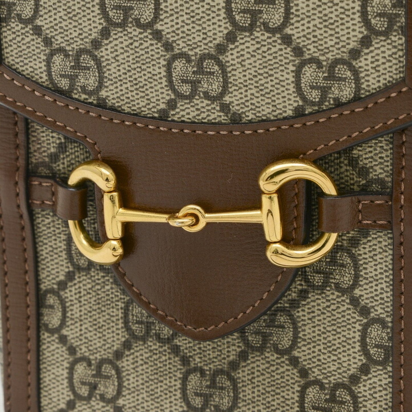 Gucci Beige Brown Gg Supreme Shoulder Bag
