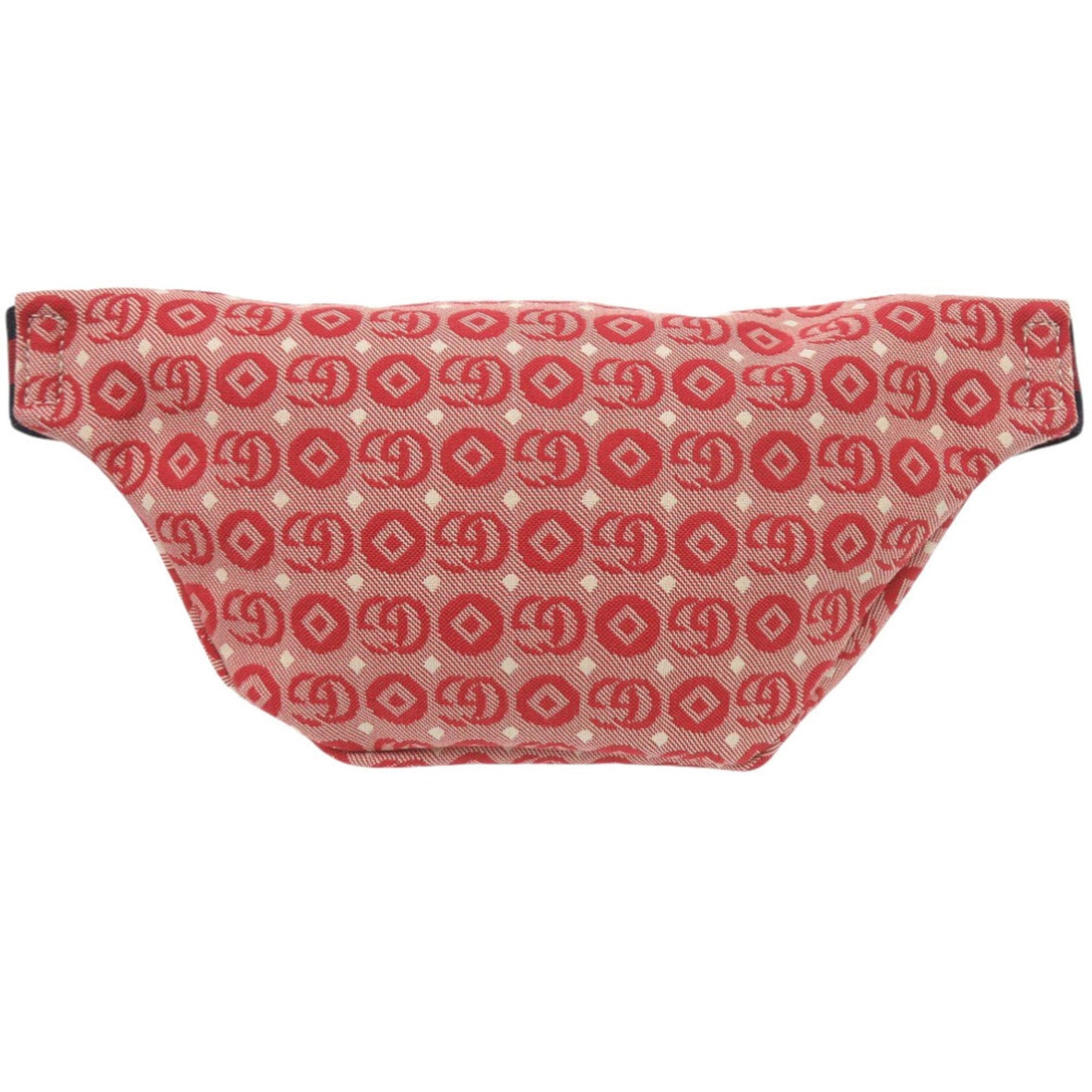Gucci Red Color Canvas Leather Fanny Pack Sling Bag ( )
