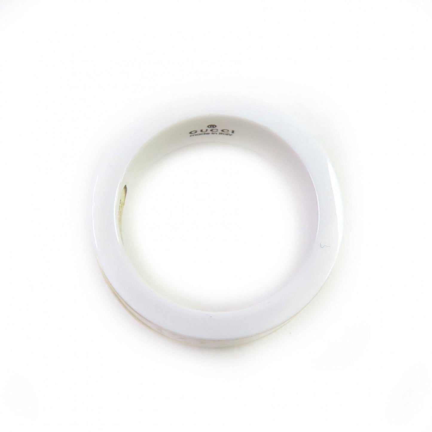 Gucci White Ceramic Band Ring ( )