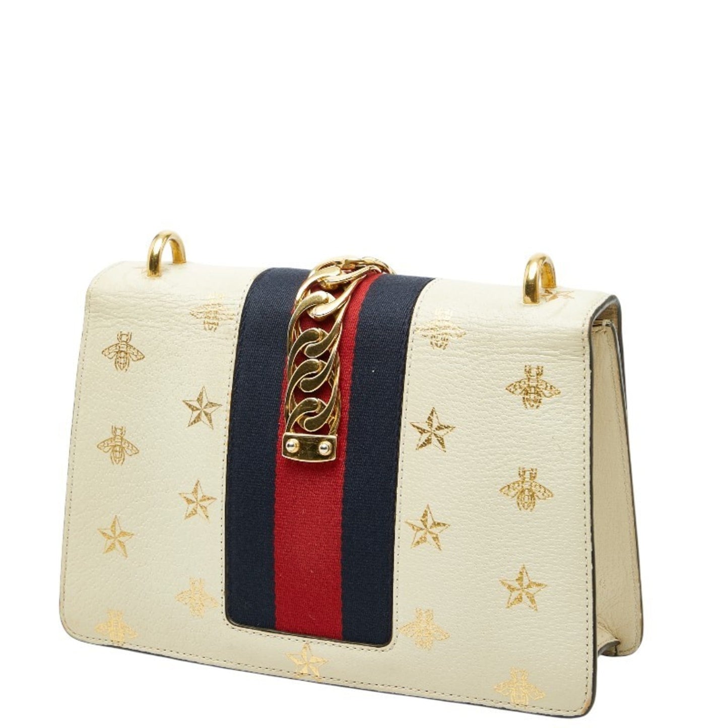 Gucci Ivory White Leather Shoulder Bag ( )