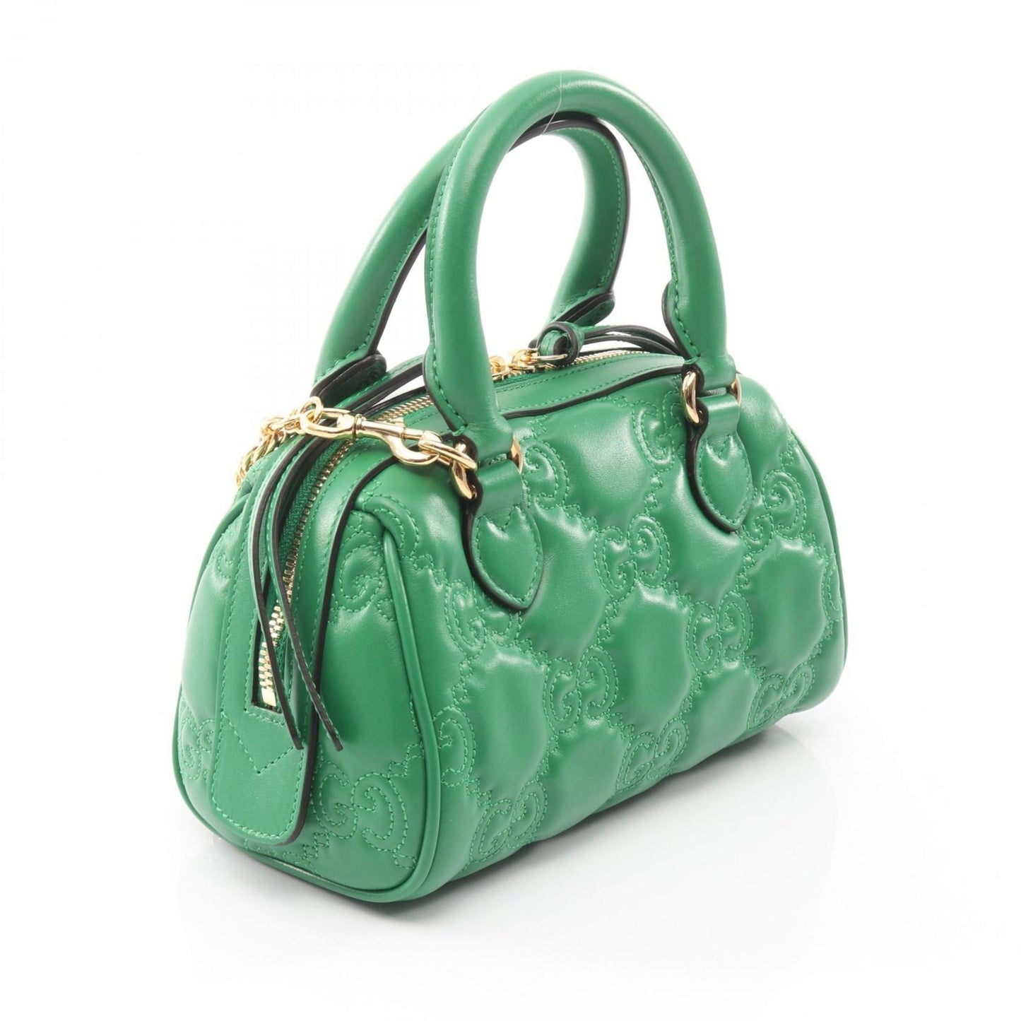 Gucci Green Leather Handbag ( )