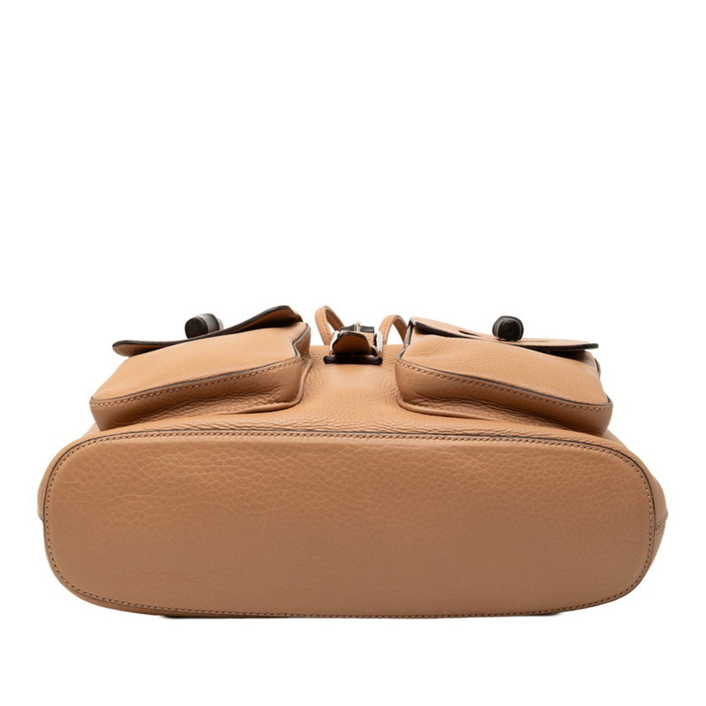 Gucci Brown Leather Backpack ( )