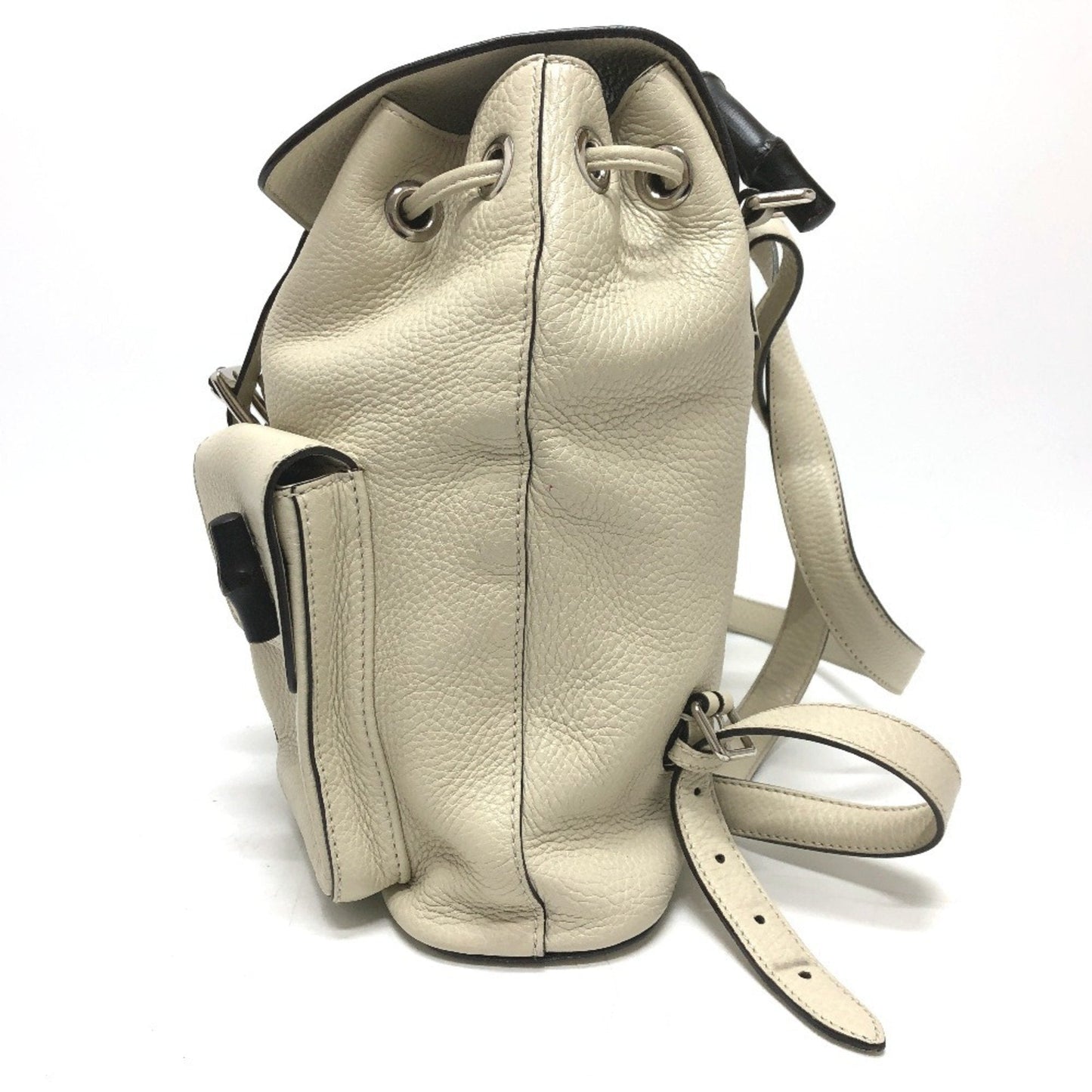 Gucci White Leather Backpack ( )