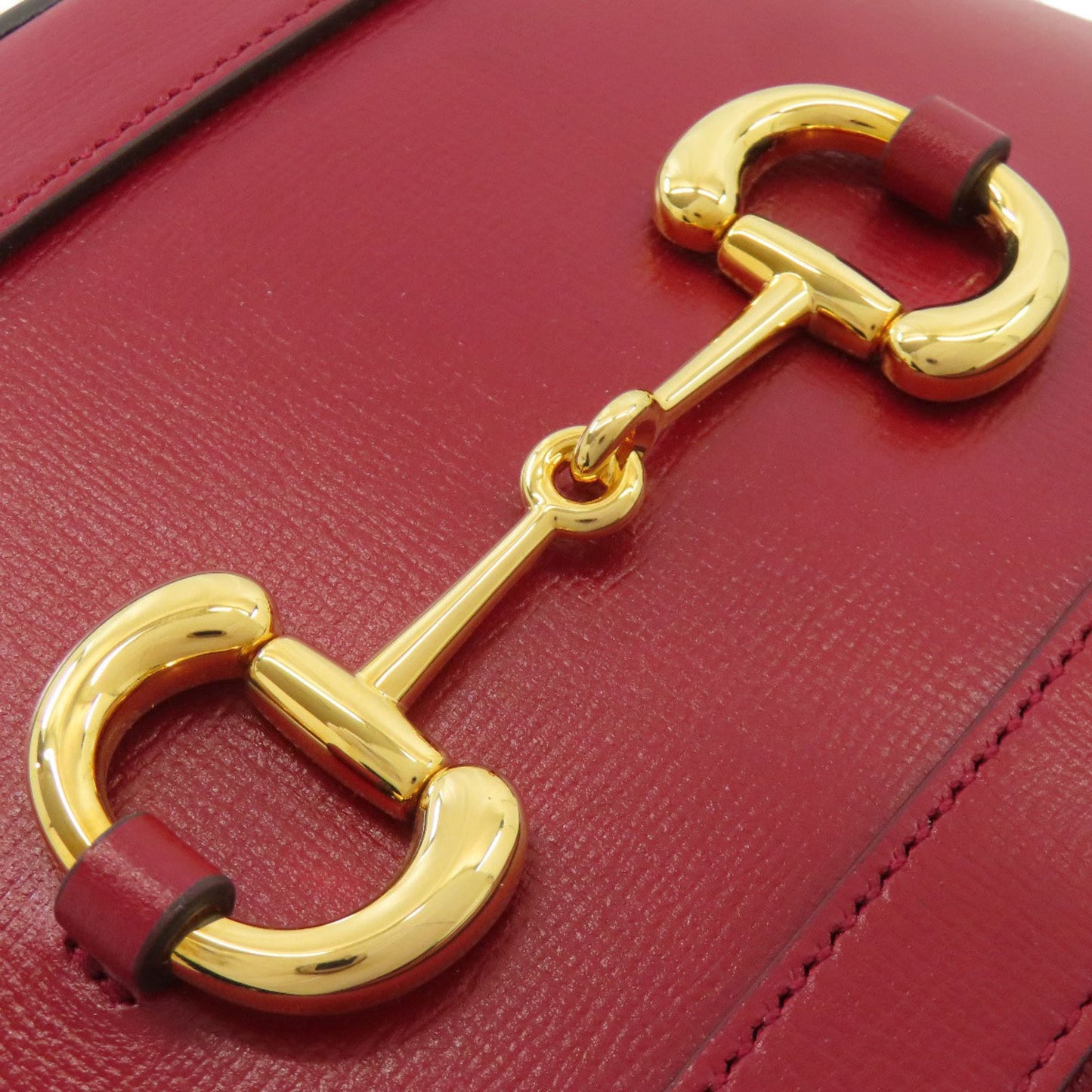 Gucci Red Color Leather Shoulder Bag ( )