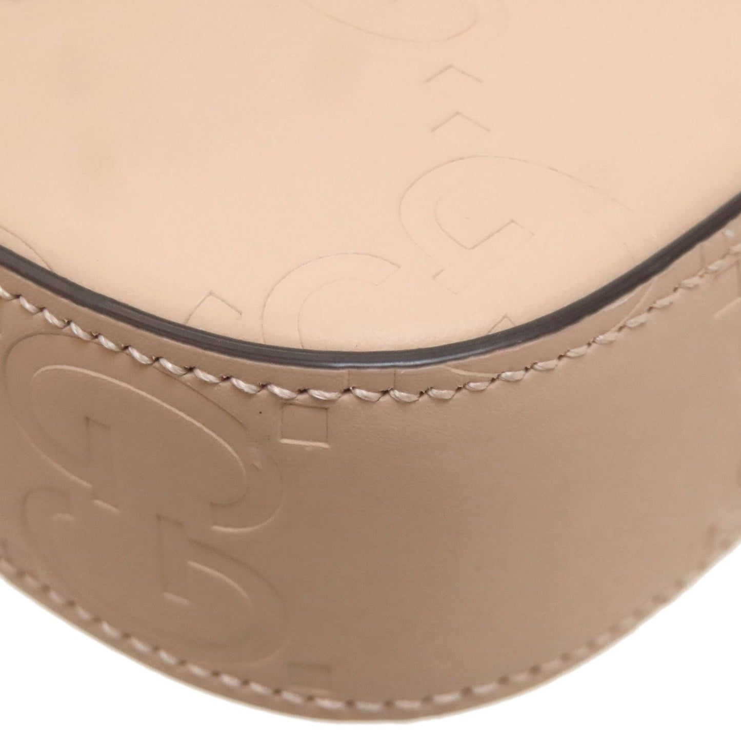 Gucci Beige Leather Shoulder Bag ( )