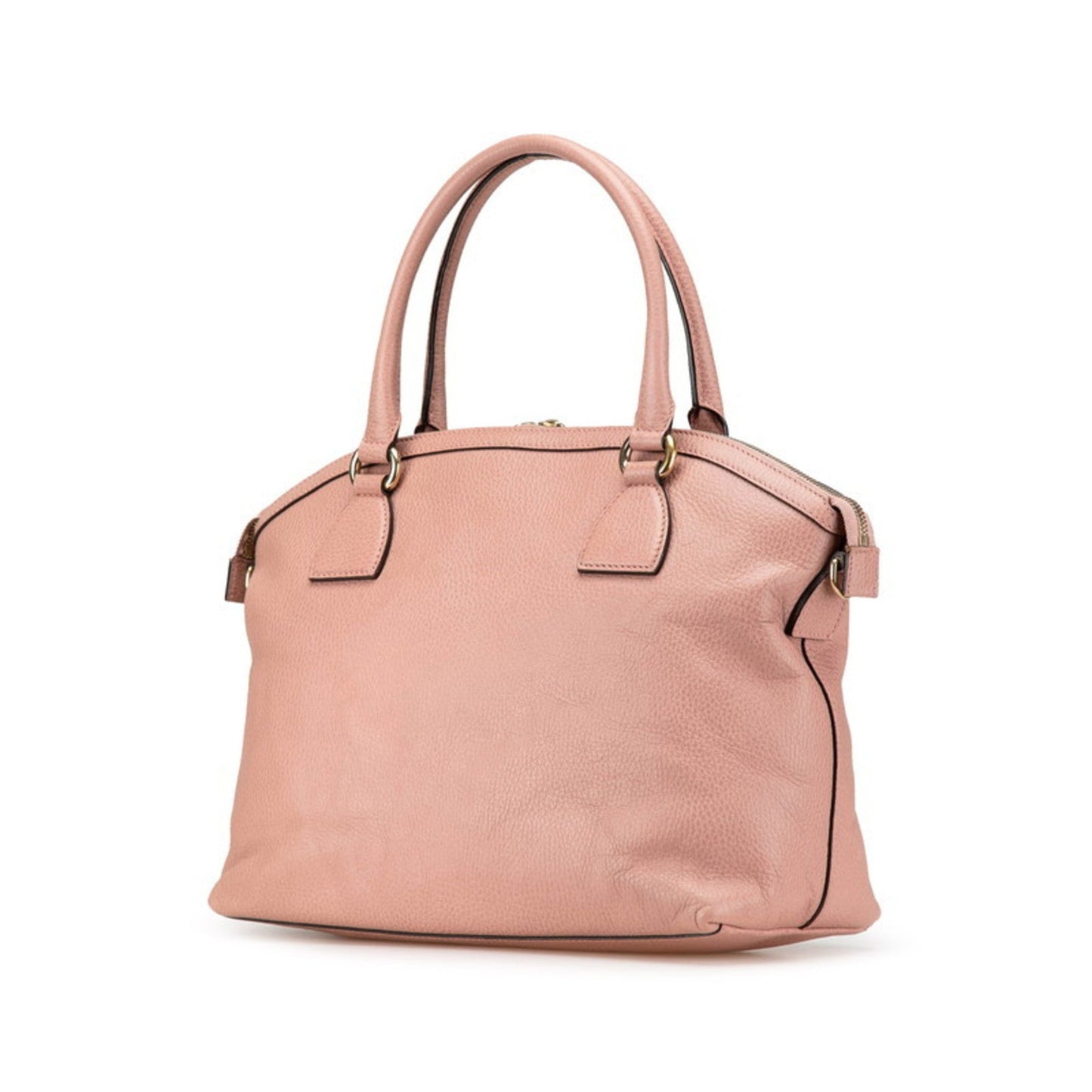 Gucci Pink Leather Handbag Shoulder Bag ( )