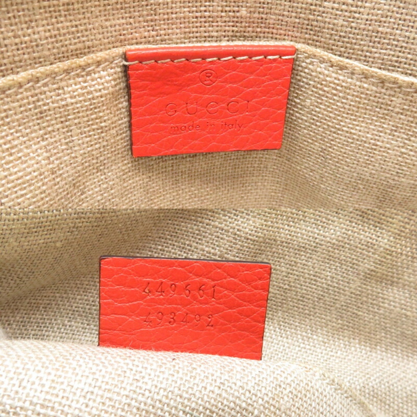 Gucci Orange Leather Handbag ( )