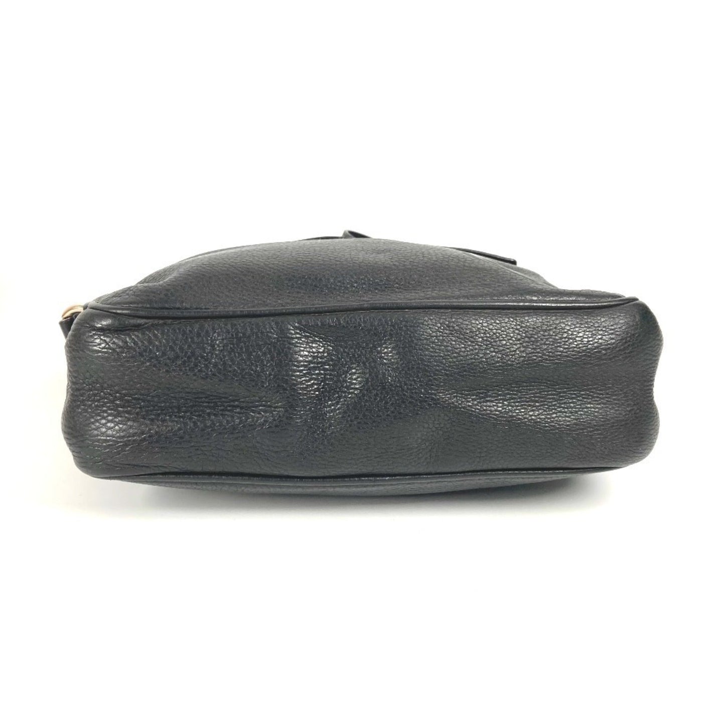Gucci Black Leather Pochette Shoulder Bag ( )