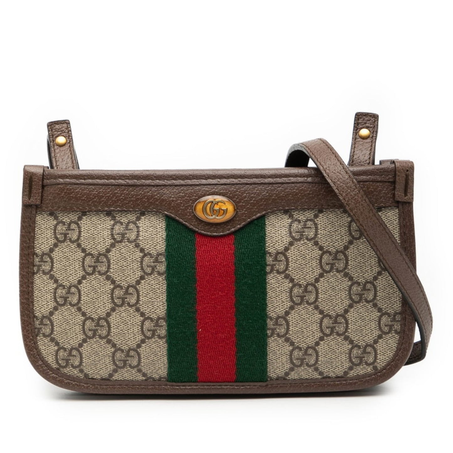Gucci Ophidia Beige Multi-Color Pvc Leather Shoulder Bag ( )