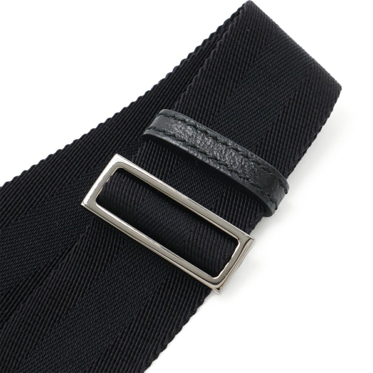 Gucci Black Gg Canvas Leather Shoulder Bag ( )