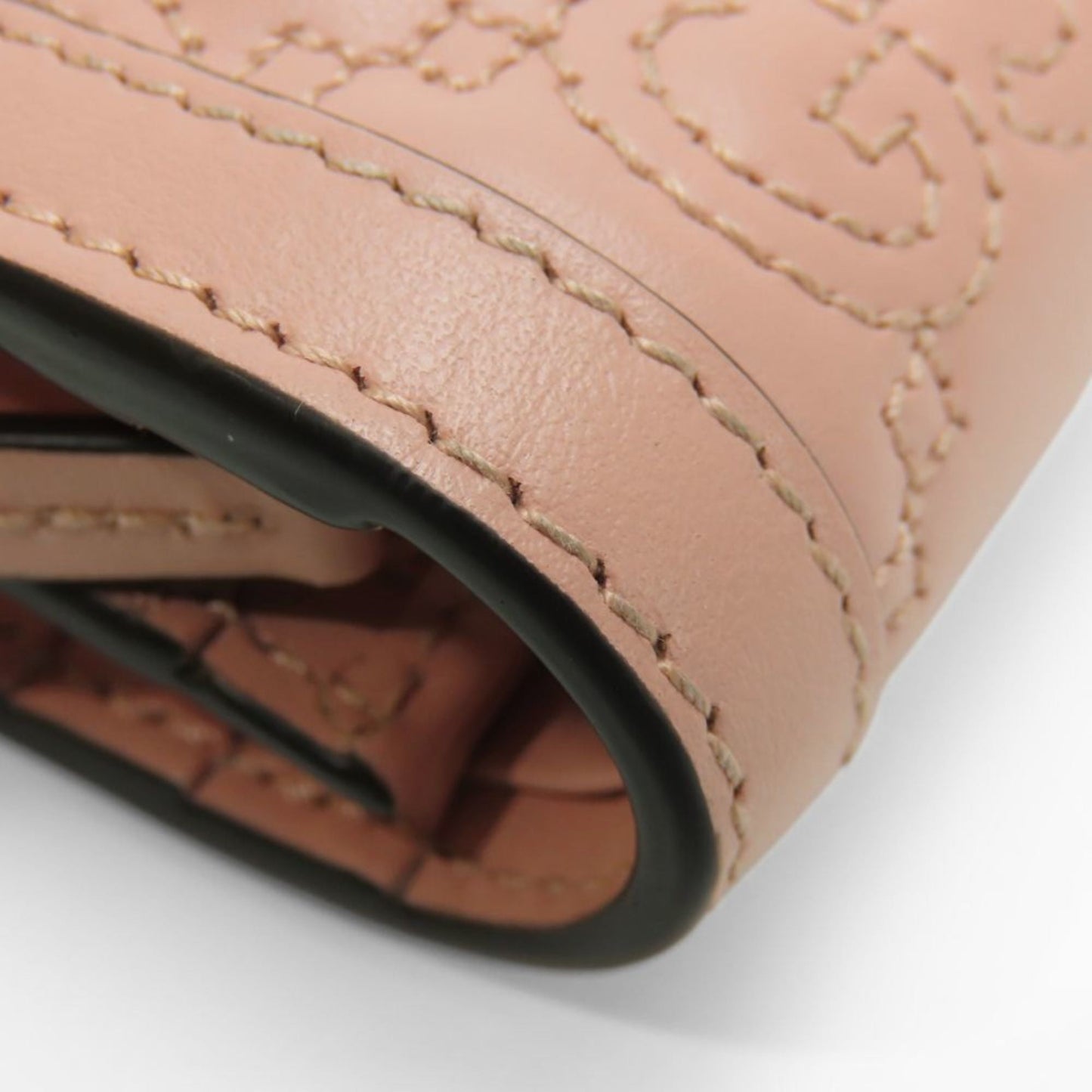 Gucci Pink Leather Wallet (Bi-Fold) ( )