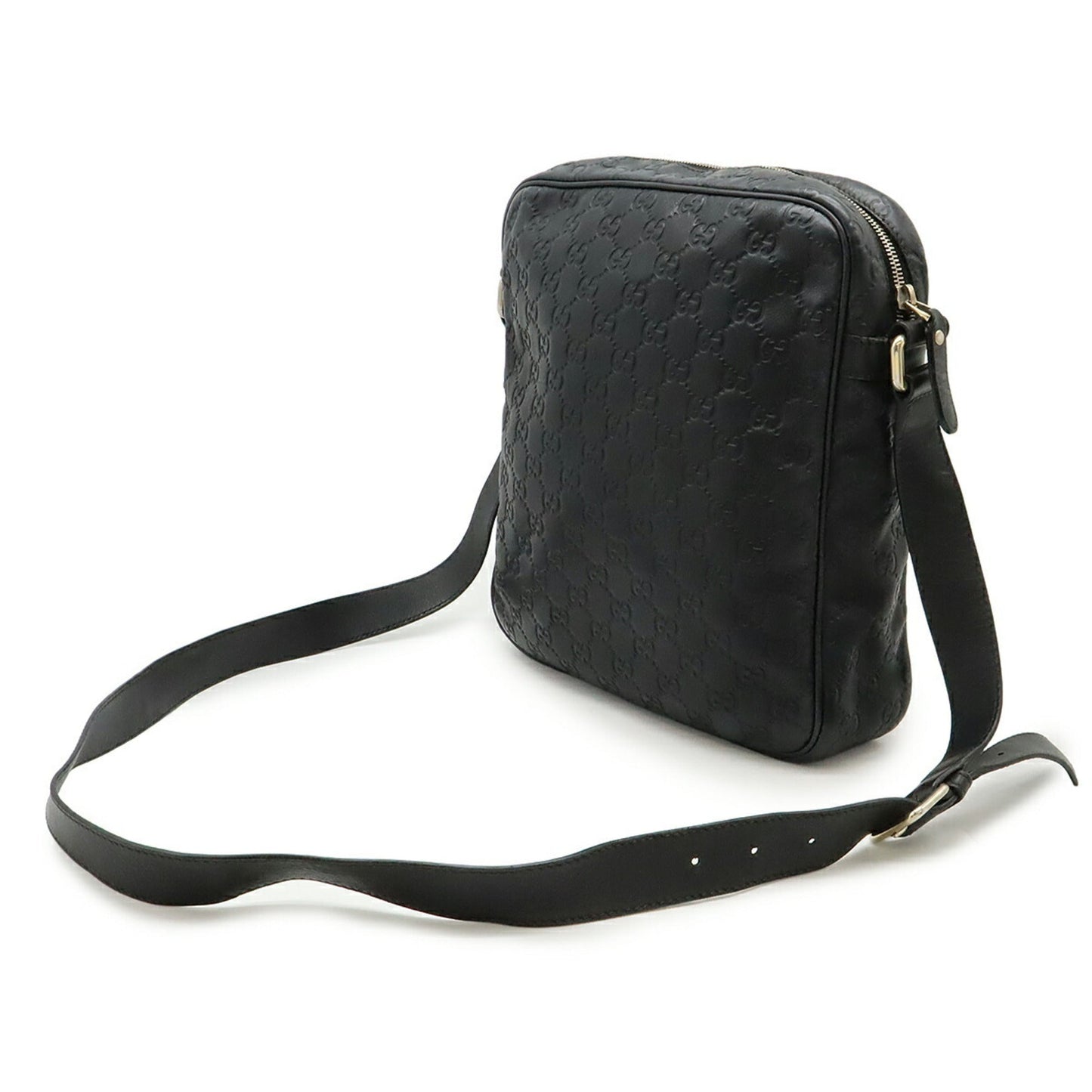 Gucci Black Leather Shoulder Bag ( )