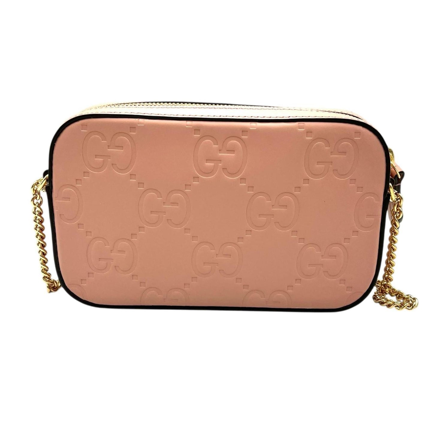 Gucci Pink Leather Shoulder Bag ( )