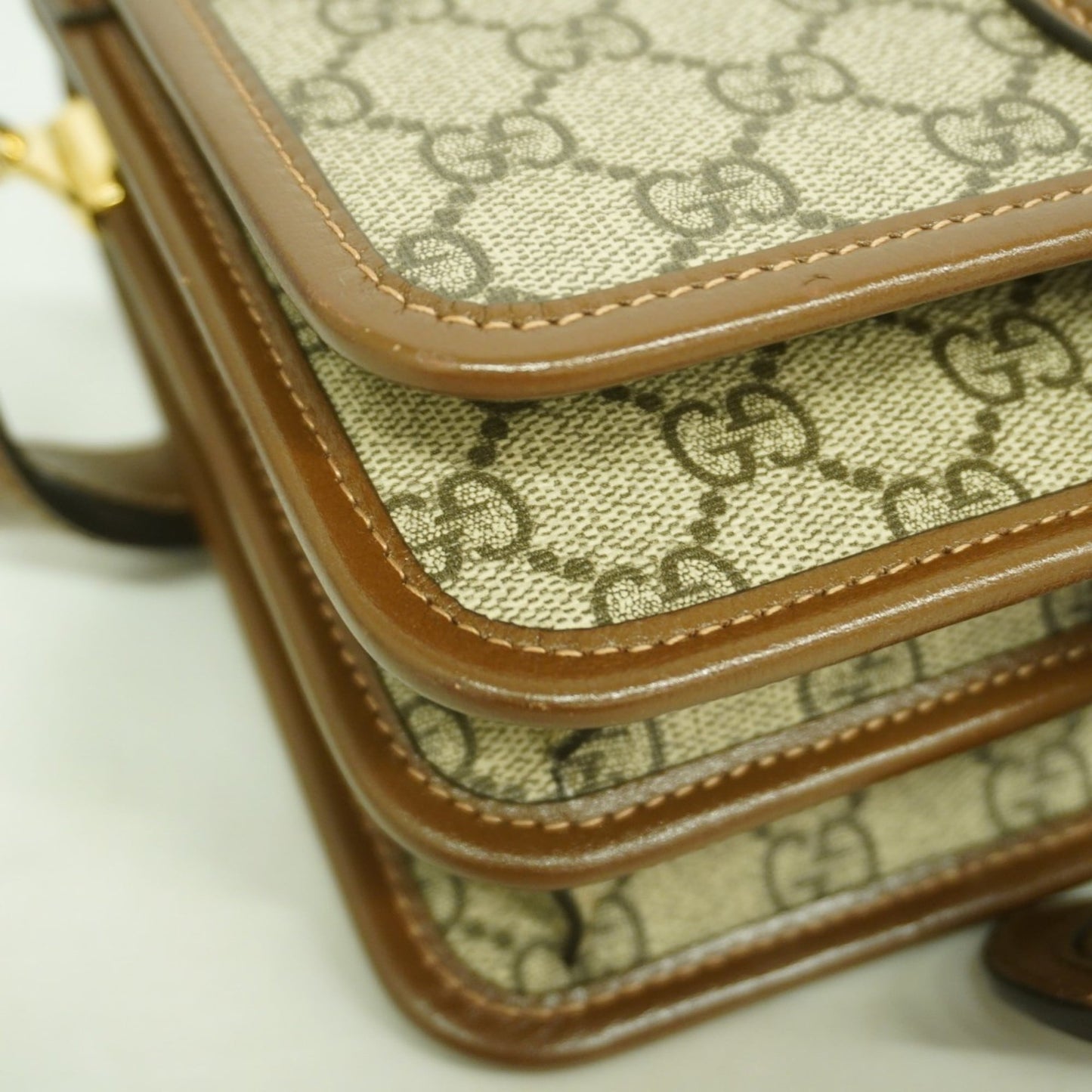 Gucci Brown Pvc Shoulder Bag ( )