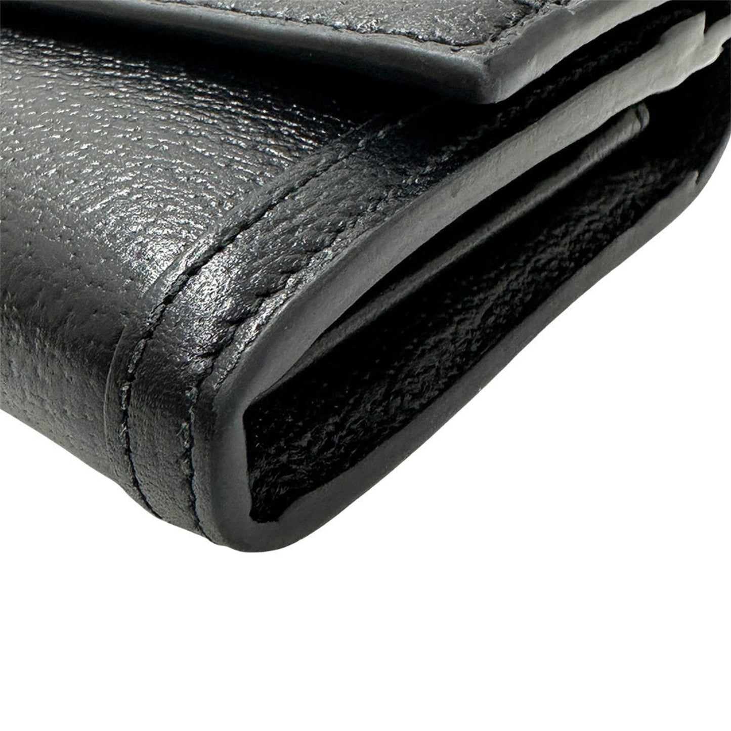 Gucci Black Leather Long Wallet (Bi-Fold) ( )