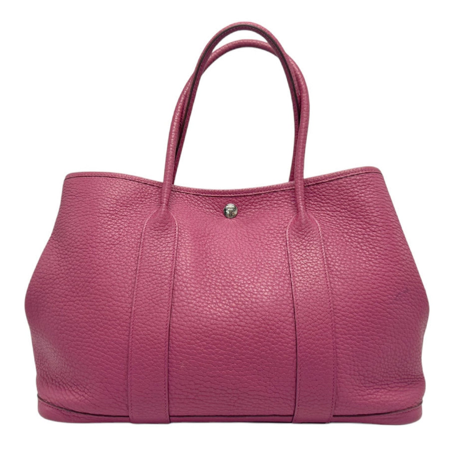 Hermes Garden Tosca Negonda Leather Handbag Tote Bag ( )