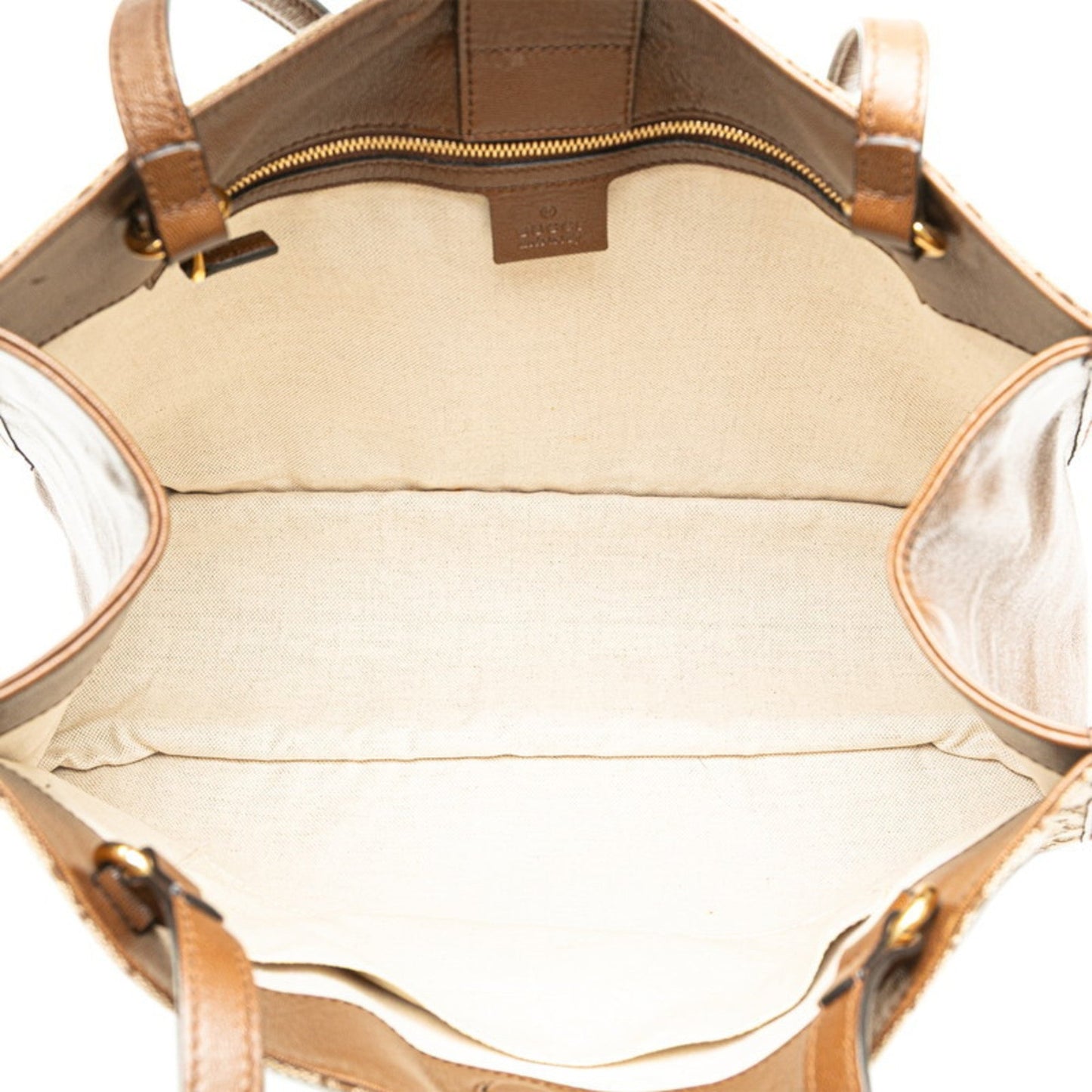 Gucci Gg Canvas Beige Brown Gg Canvas Tote Bag ( )