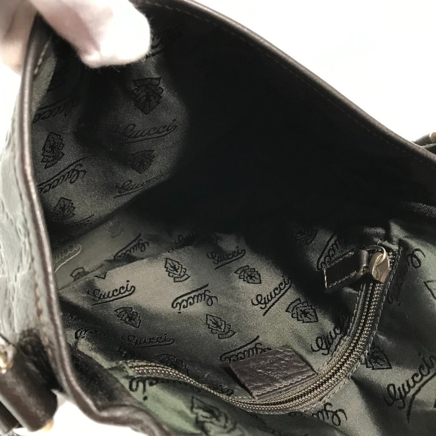 Gucci Brown Leather Shoulder Bag ( )