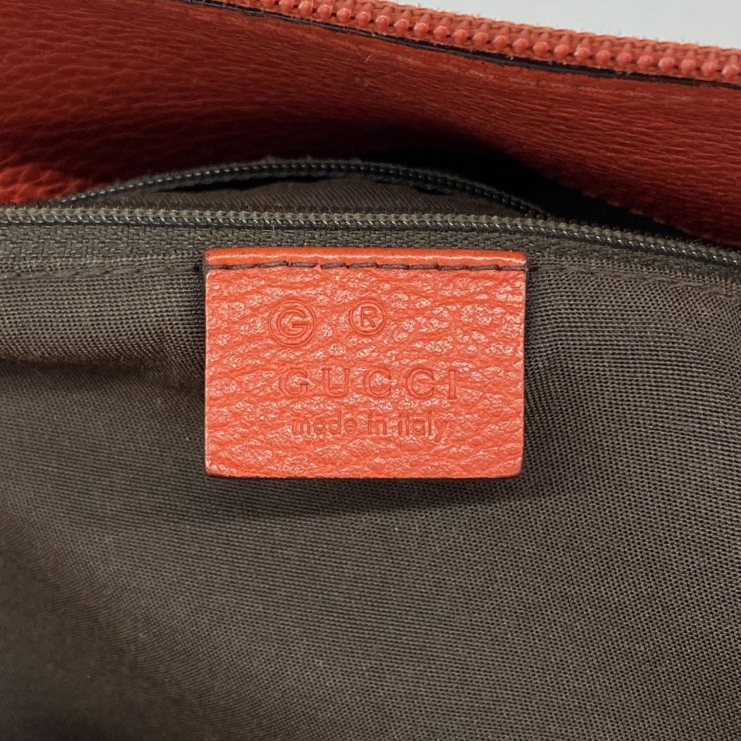 Gucci Red Color Leather Tote Bag ( )