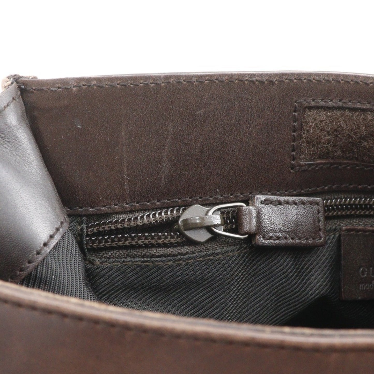 Gucci Brown Gg Canvas Shoulder Bag ( )