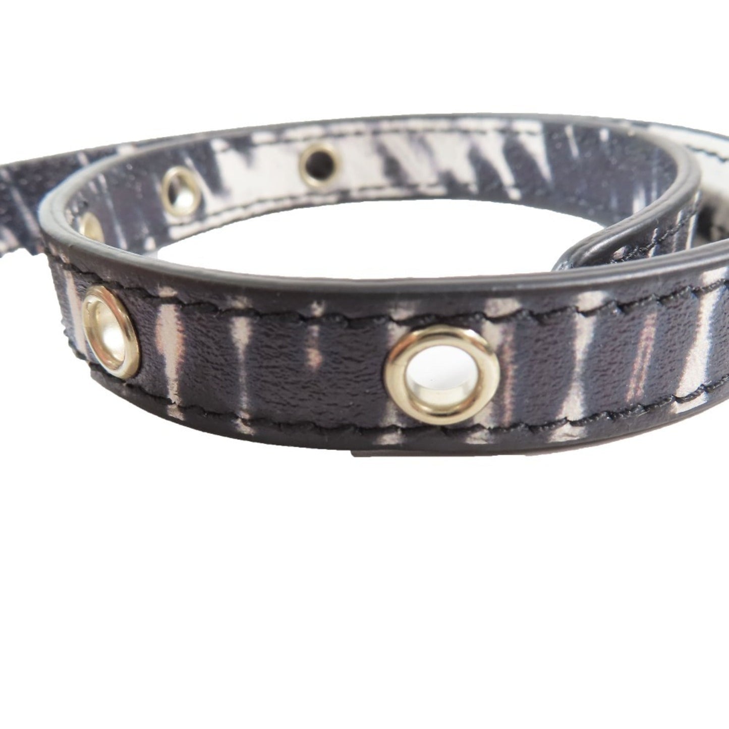 Christian Dior Black White Standard Belt ()