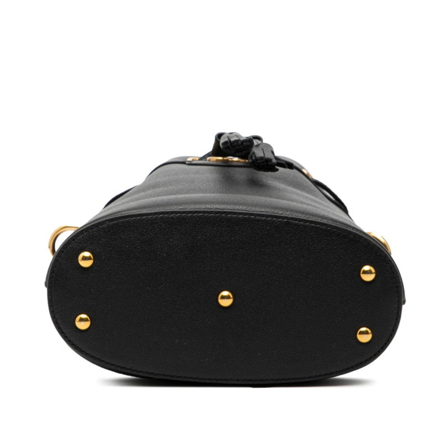 Gucci Bamboo Black Leather Shoulder Bag ( )